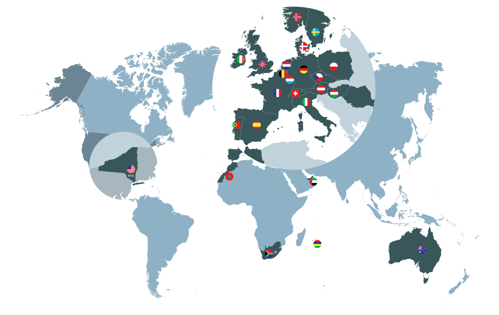 carte d'implantation